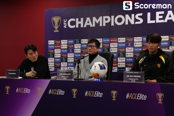 광주 FC, 내일 고베와 ACLE 16강 원정 1차전...이정효 감독 